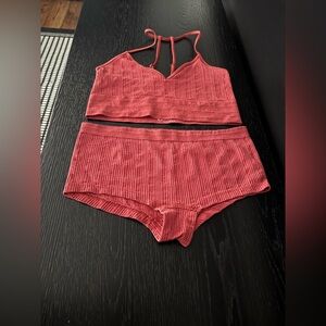 Anthropologie Bralette & Boyfriend Inderwear